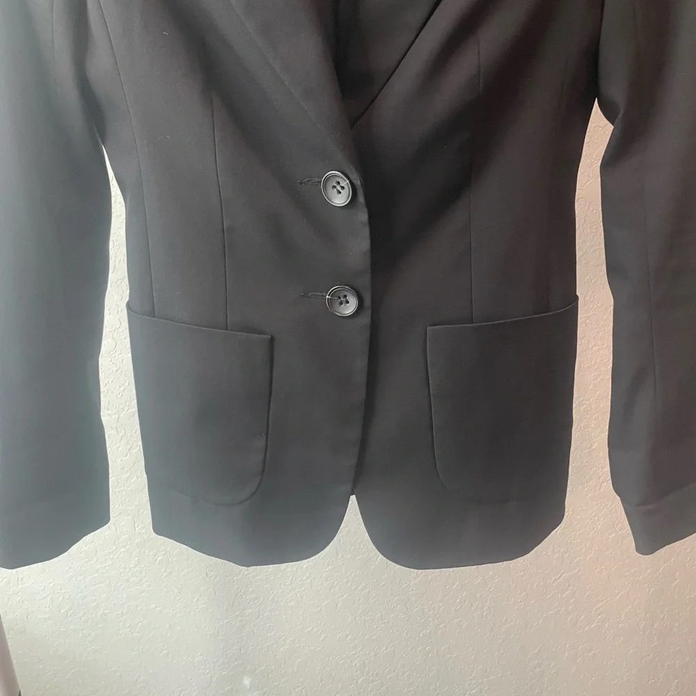 Bebe Classic Black 2 Button Suit Jacket - Picture 3 of 6